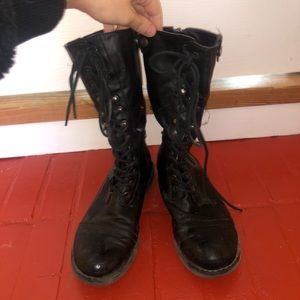 Black Combat Boots